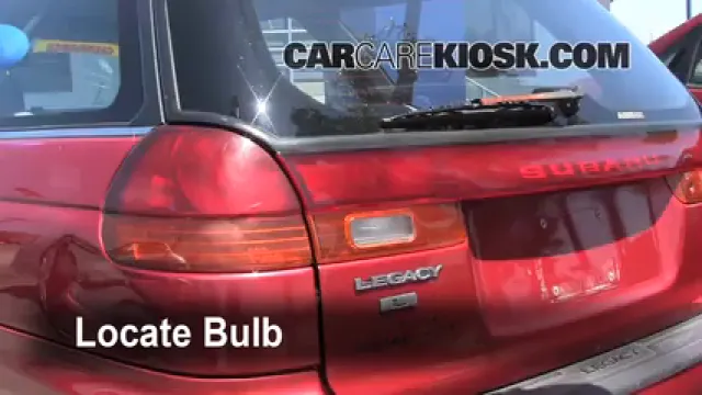 1997 Subaru Legacy L 2.2L 4 Cyl. Wagon Luces Luz de giro trasera (reemplazar foco)